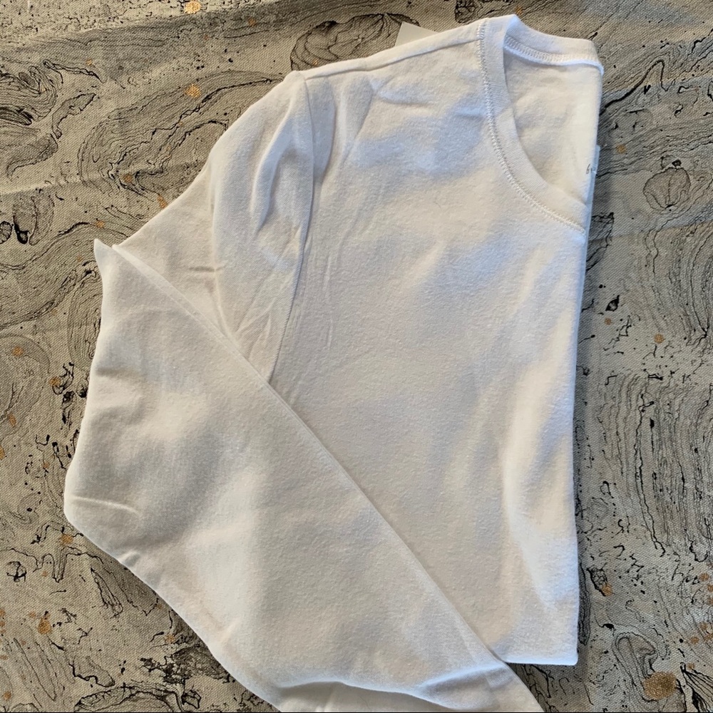 White Long sleeve Justice Girls T shirt